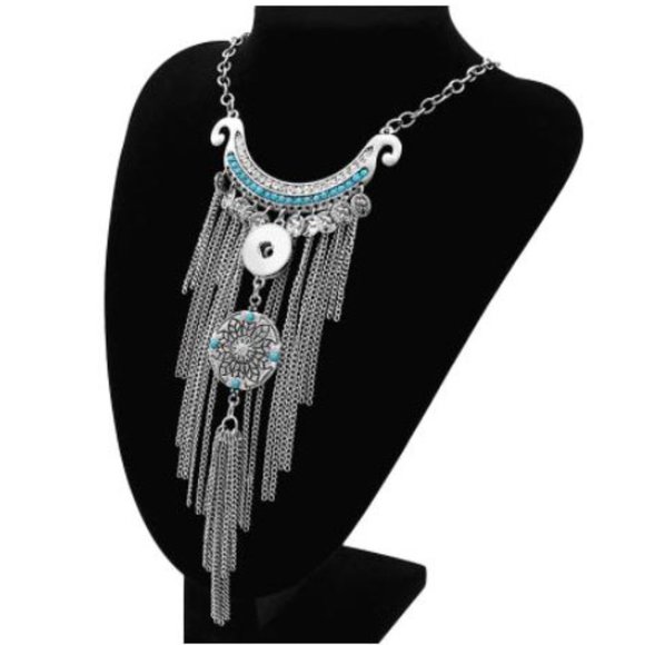 Bohemian style necklace tassel elegant boho New - Picture 1 of 3